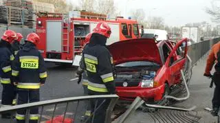 Wypadek na Wale Miedzeszyńskim