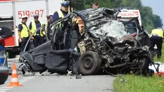 Śmiertelny wypadek w Grębiszewie