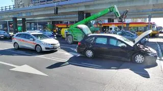 Wypadek na rondzie Czterdziestolatka