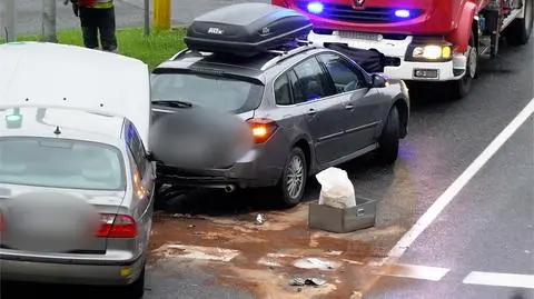 Zderzenie na Wisłostradzie. Utrudnienia w kierunku Mokotowa 