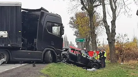 Wypadek na drodze krajowej numer 62