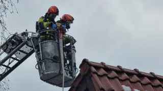 Pożar budynku gospodarczego 