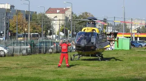 Na Bemowie lądował śmigłowiec LPR