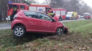 Wypadek na drodze wojewódzkiej numer 801