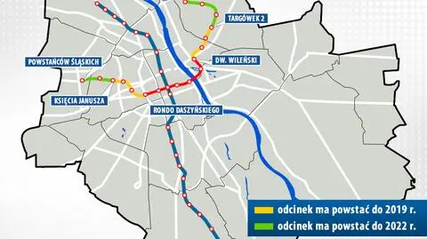 Centralny odcinek to nie koniec. Planują jeszcze 11 stacji