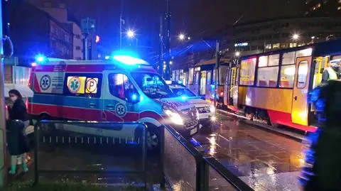 Tramwaj potrącił pieszą na przejściu