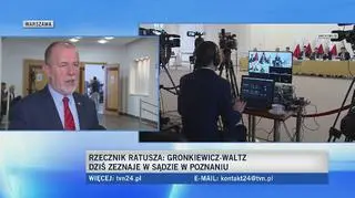 Mosiński o nieobecności prezydent Warszawy