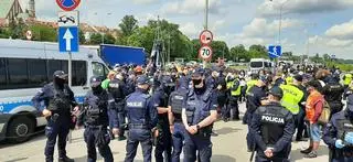 Protest ekologów w Warszawie