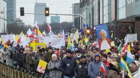 Marsze papieskie na ulicach polskich miast