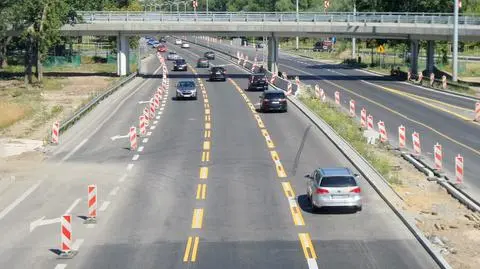 Szersza Wisłostrada przy Trasie AK. Po dwa pasy w każdym kierunku