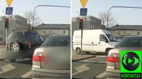 30 sekund, trzy auta na czerwonym. Na deser zawracanie na pasach