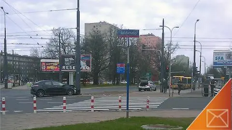 Kolizja w al. Solidarności