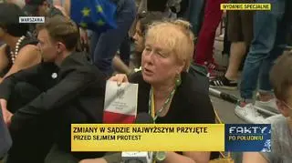 Głos protestujących