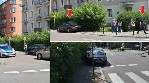 Mistrz parkowania przed komisariatem. Nie zainteresował policjantów