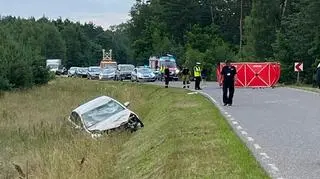 Śmiertelny wypadek pod Wyszkowem