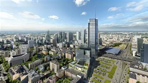 310 metrów z tarasem przy Chmielnej. "Na PKiN będzie można spojrzeć z góry"
