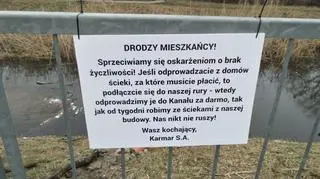 Deweloper zrzuca wodę do Kanału Wystawowego