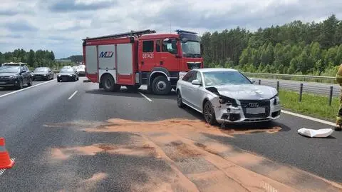 Zderzenie na S8. Kierowcy utknęli w korku