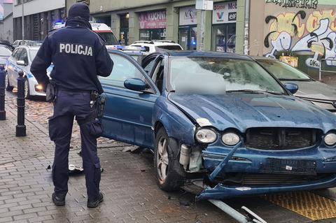 Policyjny pościg ulicami Woli