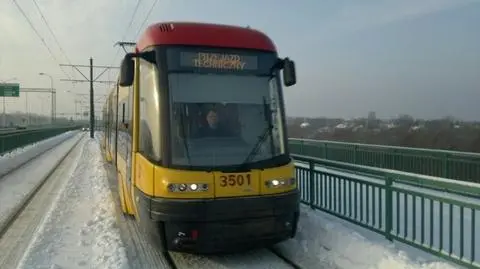 Tramwaje wjechały na most Skłodowskiej-Curie