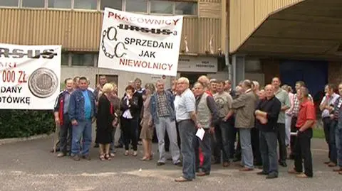 Manifestacja w Ursusie: "sprzedani jak niewolnicy"