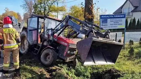 Kierujący ciągnikiem miał prawie cztery promile