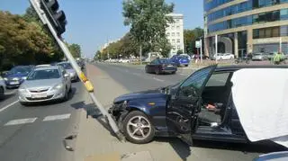 Zderzenie na Mokotowie