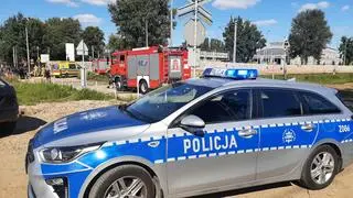 Wypadek na torach w Warszawie