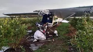 Mały samolot lądował awaryjnie w miejscowości Brzeska Wola