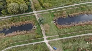 Ścieżka rowerowa na Siekierkach 