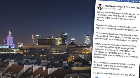Rasistowski wybryk w restauracji, szybka reakcja właściciela