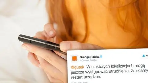 Po wielkiej awarii nadal skarżą się na problemy. Orange odpowiada