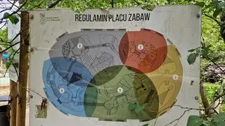 Plac zabaw w Parku Ujazdowskim wciąż zamknięty