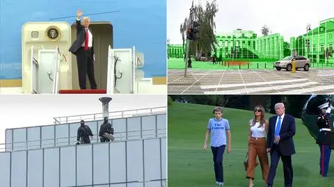 Wizyta Donalda Trumpa: zamknięte ulice, zakaz lotów, snajperzy na dachach