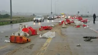 Zdarzenie na autostradzie A2