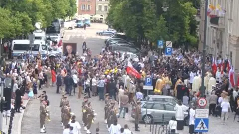 Procesja Bożego Ciała w Warszawie