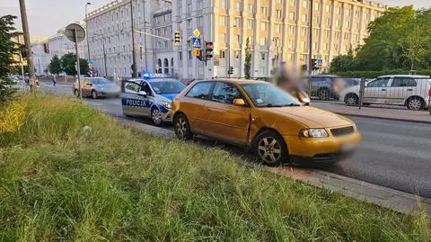 Zderzenie auta z motocyklem, kierujący bez uprawnień