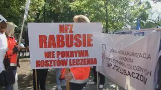 Protest pielęgniarek w Al