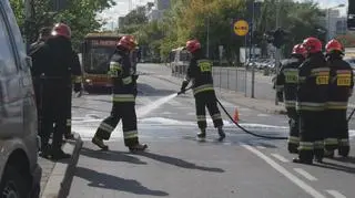 Akcja straży pożarnej