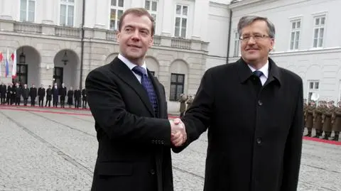 Miedwiediew w Warszawie