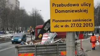 Drogowcy szykują sie do zamknięcia ul. Domaniewskiej