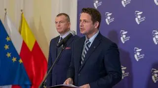 Prezydent Trzaskowski i wiceprezydent Soszyński