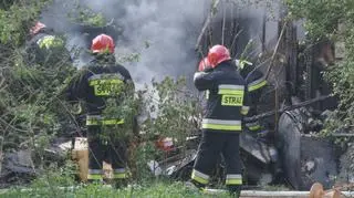 Akcja dogaszania pożaru