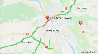 Piątkowe utrudnienia na trasie S8