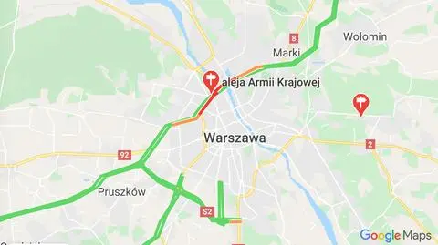 Kolizja za kolizją na trasie S8. Korki w obu kierunkach