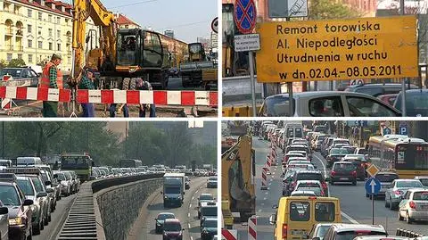 Dołożyli jeszcze jeden remont. Korek po horyzont