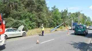 Ścięta latarnia na Bielanach