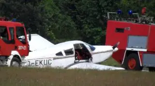 Awaryjne lądowanie na Bemowie