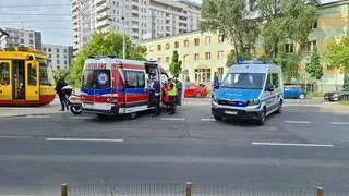 Potrącenie 12-latki przez tramwaj na Woli