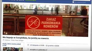 Zakaz dla rowerów 